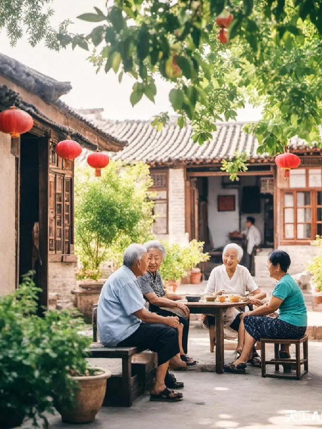 四合院风景图片